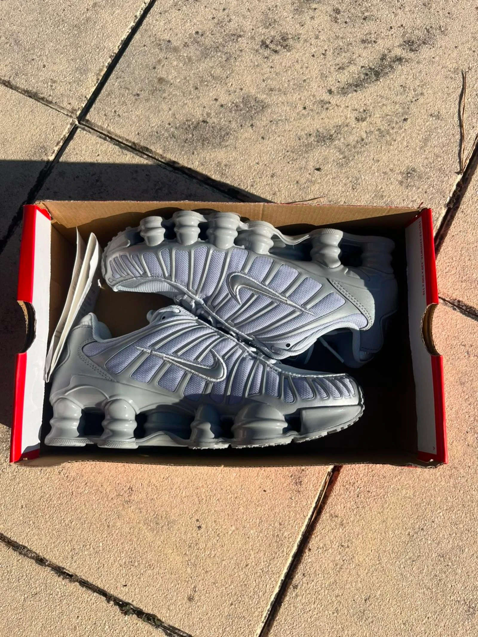Nike Shox TL Platino Plata Y2K Nuevas Auténticas Tamaño 39 Zapatillas Hombre Mujer Con Caja – photo 2